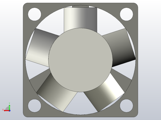 DC风扇(25毫米x25毫米X10毫米)后视缩略图