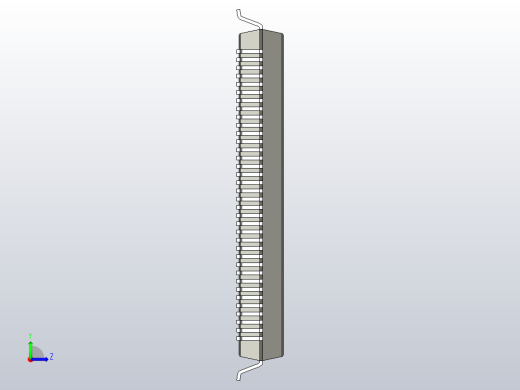QFP 封装（四方扁平封装）QFP50P2200X2200X160-144N左视缩略图