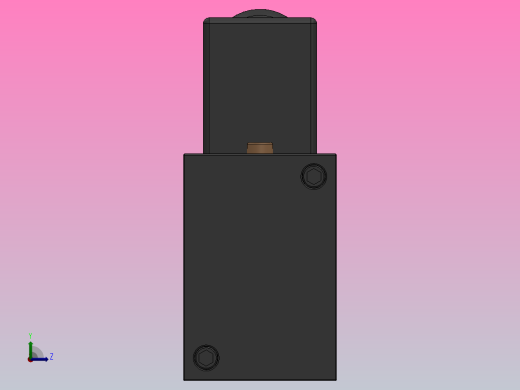 二位五通单电控换向阀（插座式）[XC4V310-10-D]左视缩略图