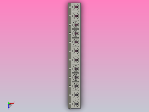 12针DG306 5灰色间距5毫米ipt俯视缩略图