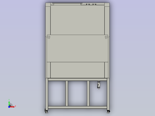 台式落地式全钢通风柜排风柜毒气柜前视缩略图