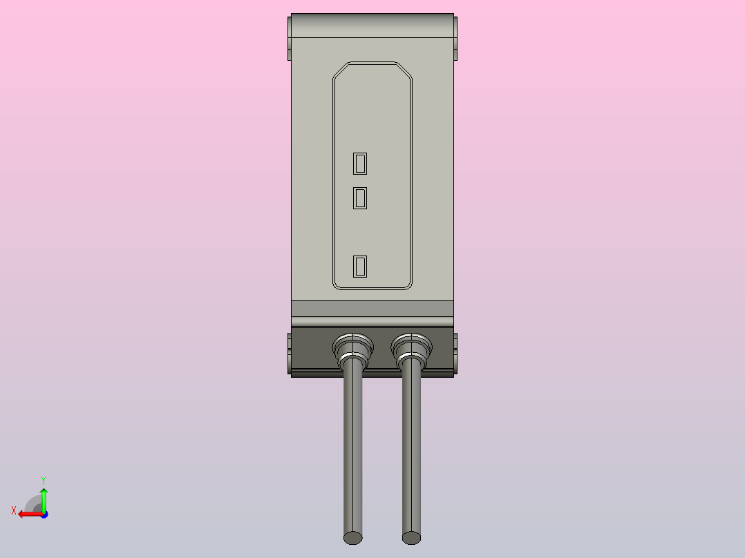 基恩士激光位移传感器GV-H45(L)后视图