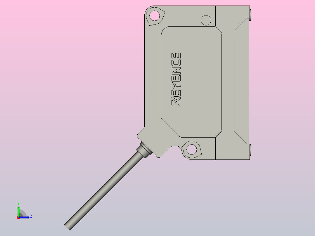 基恩士激光位移传感器GV-H45(L)左视图