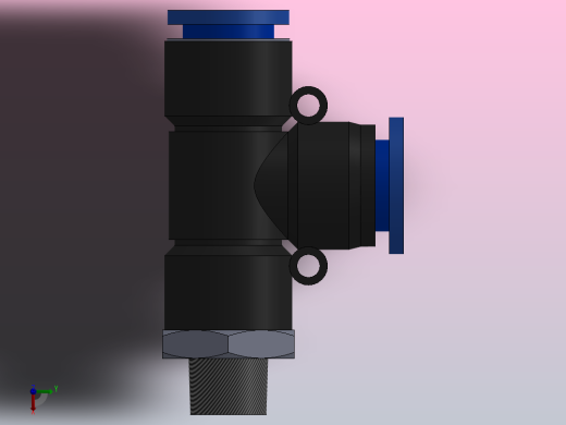 IPD-N 螺纹侧三通-NPT螺纹_IPD1-2-NO2俯视缩略图