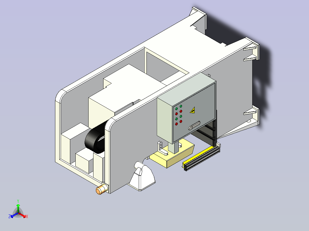 冲压机正等轴测图