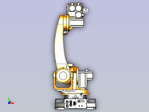 埃斯顿-ER220机器人3D模型前视缩略图