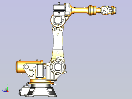 埃斯顿-ER220机器人3D模型右视缩略图