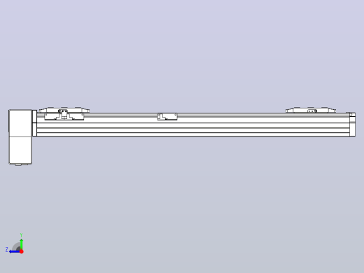 皮带直线轴双滑块型TPA-GCBS-80-P60-L250-RP-M20-N3右视缩略图