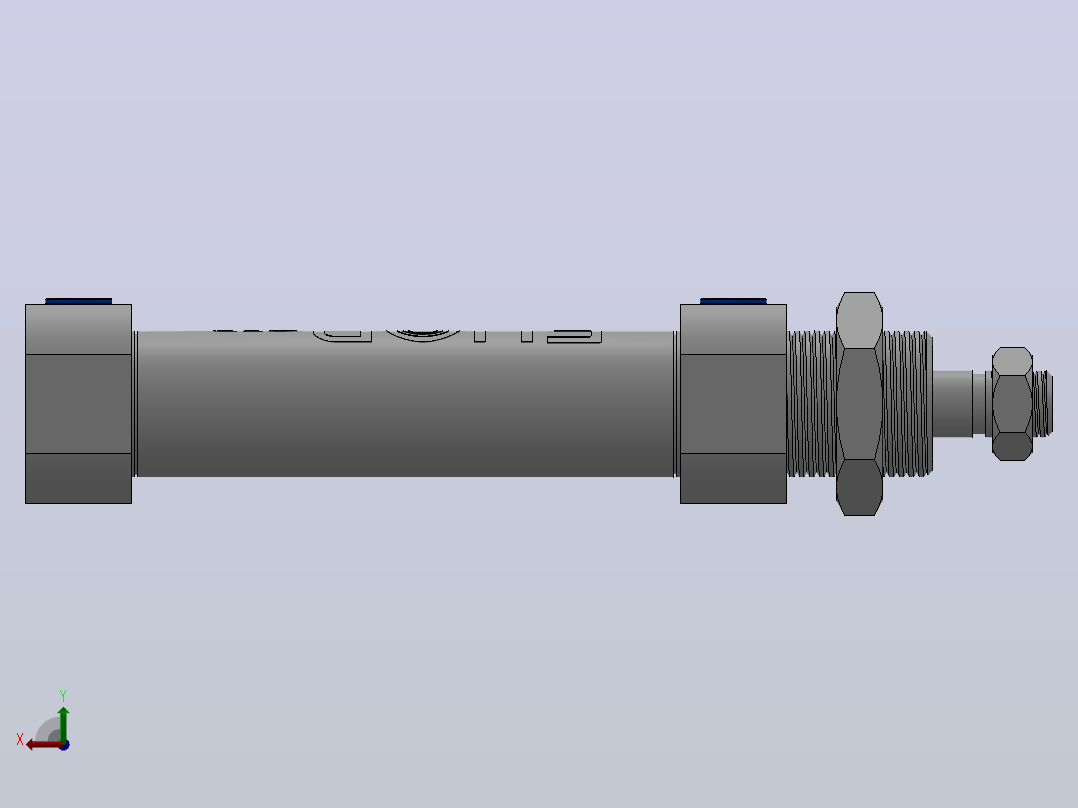 FY-MI气缸U型[FY-25-40-U]后视图