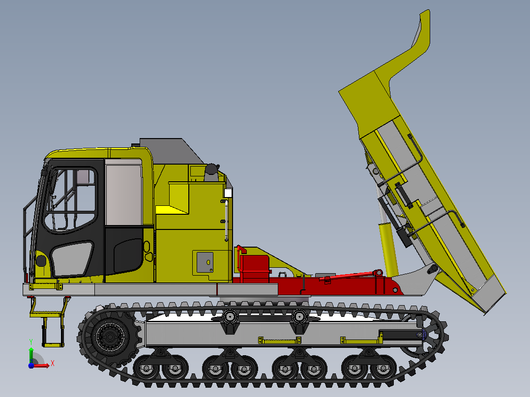 CD110R-3车厢焊接前视图