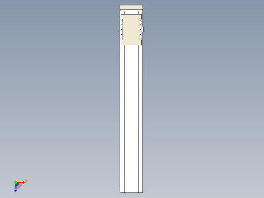 滚珠丝杠直线轴带导轨全封闭TPA-HCR-220D-3210C-L1400-MP-Y-P1K-N3俯视缩略图