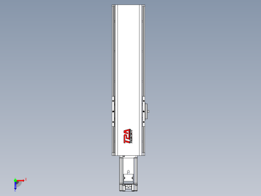日规模组半封闭丝杆TPA-HNR-110D-1610C-L250-M-C-P40-N3俯视缩略图