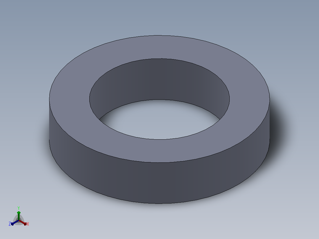 多套GBT10708单向密封橡胶密封圈3D模型Solidworks设计主视图