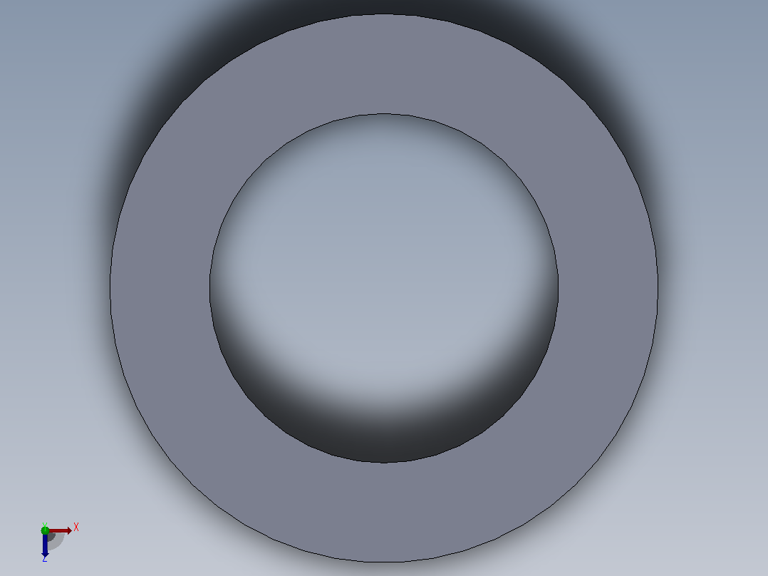 多套GBT10708单向密封橡胶密封圈3D模型Solidworks设计俯视图