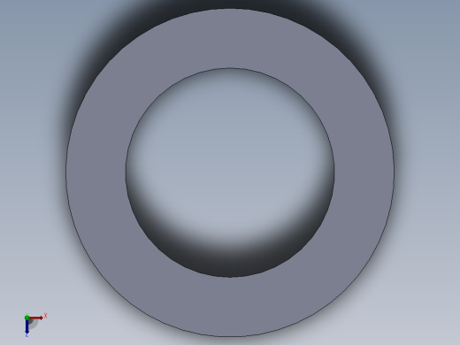 多套GBT10708单向密封橡胶密封圈3D模型Solidworks设计俯视缩略图