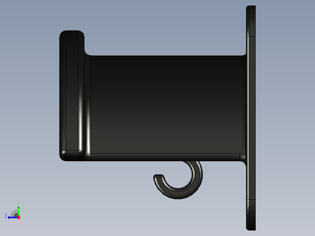 LS2 头盔壁挂式带右视图