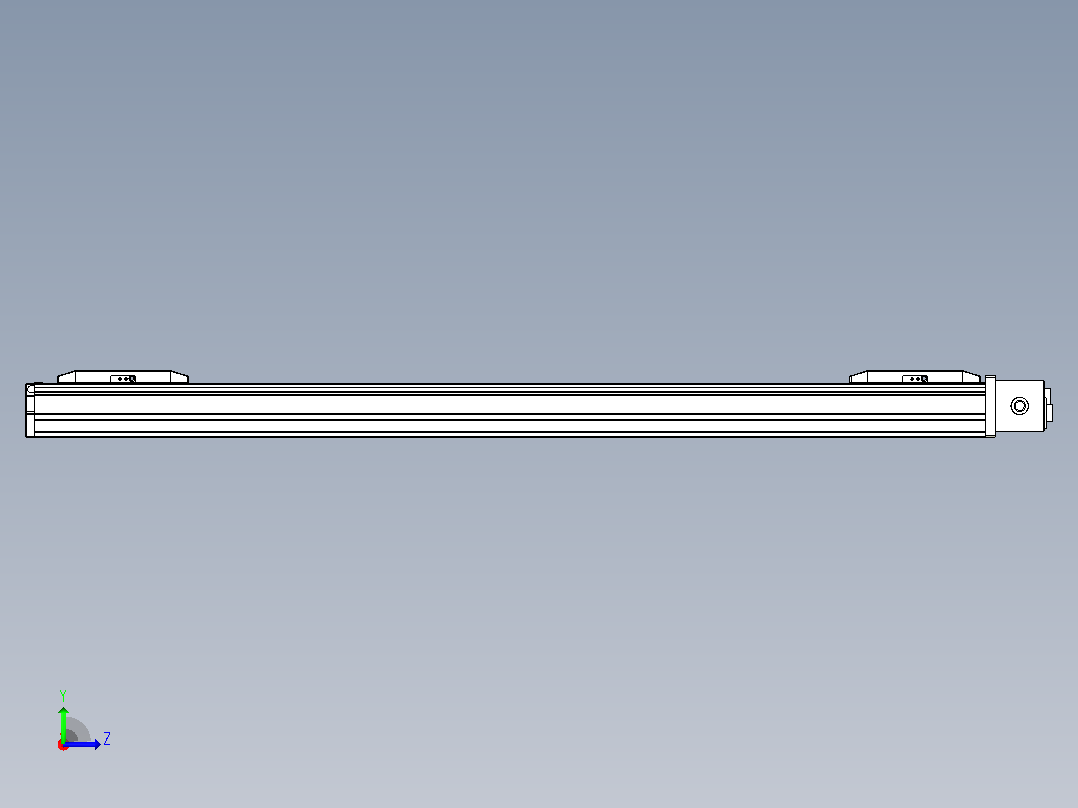 皮带直线轴双滑块型TPA-GCBS-50-P42-L275-DL-M10-N3左视图