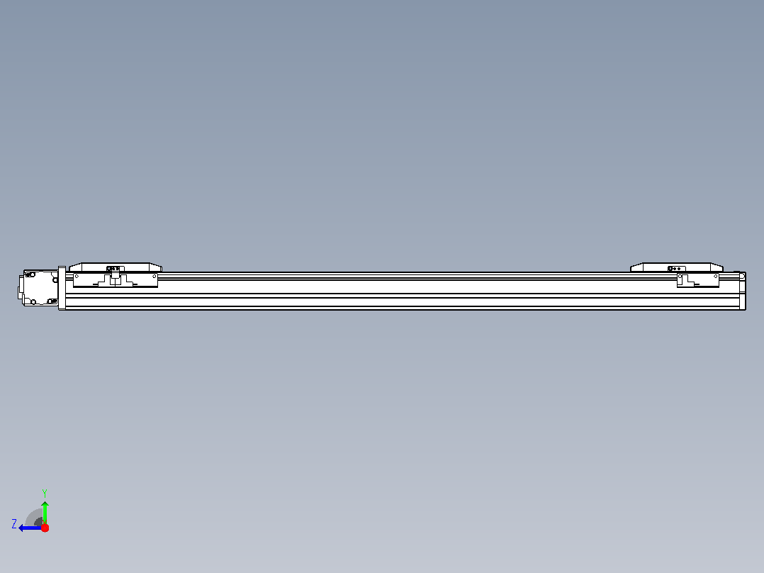 皮带直线轴双滑块型TPA-GCBS-50-P42-L275-DL-M10-N3右视图