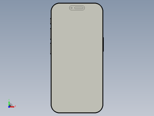 Phone 17 pro苹果手机造型前视缩略图