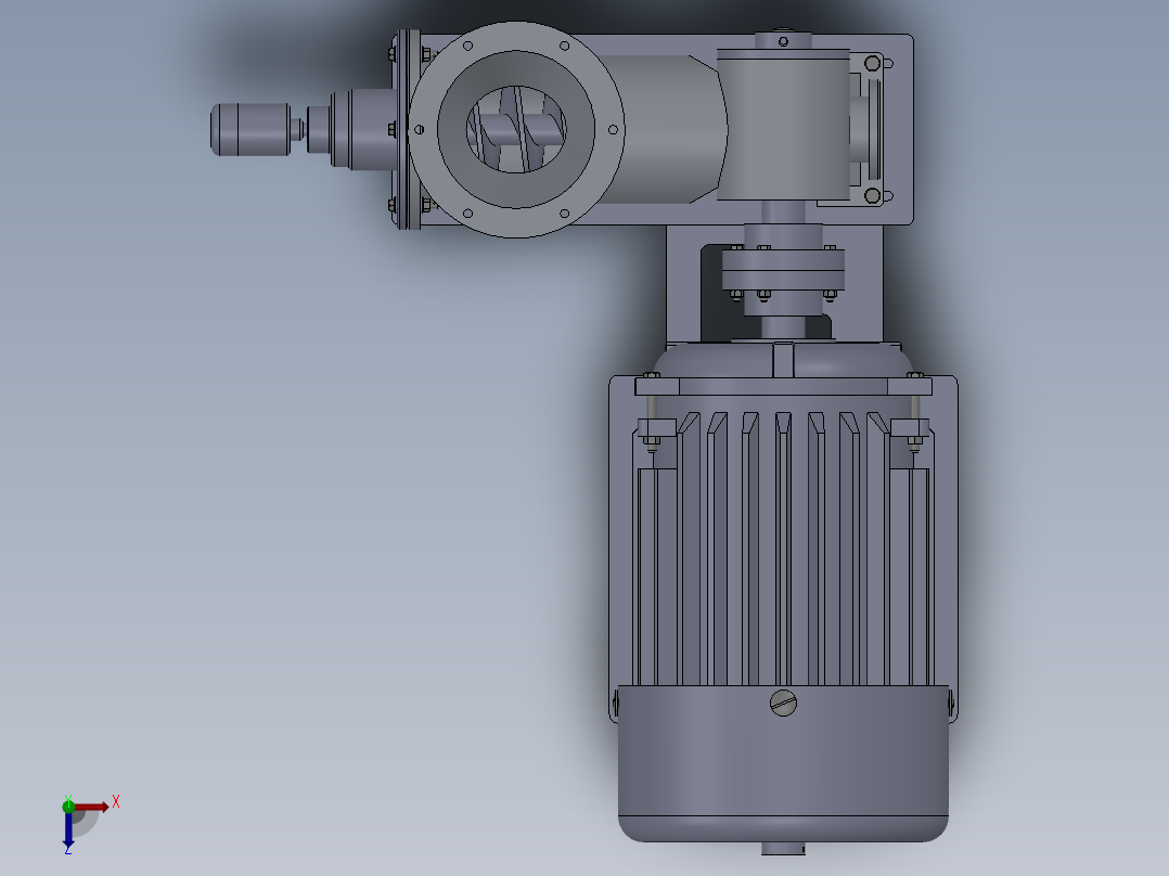 齿轮泥浆泵图纸俯视图