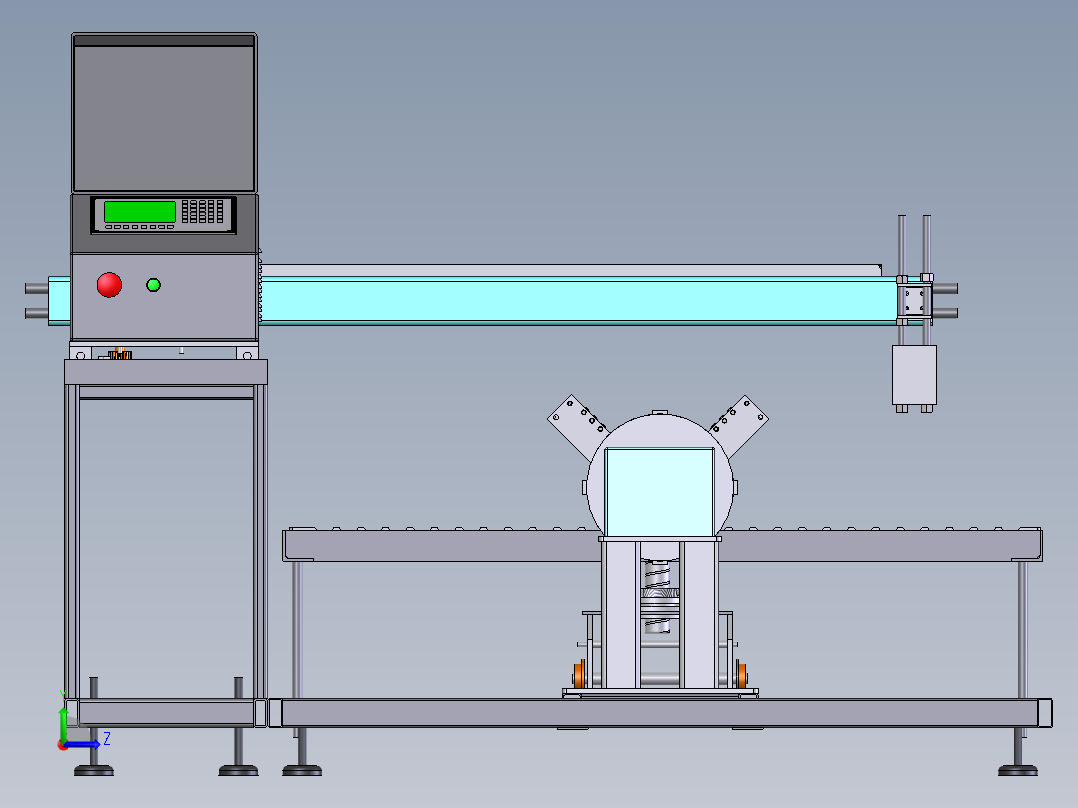 G459 便携式激光切割机机械部分前视图