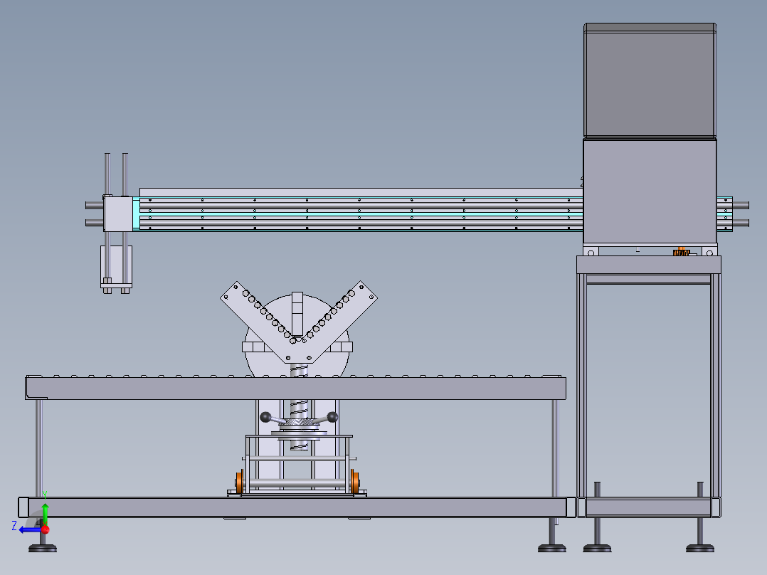 G459 便携式激光切割机机械部分后视图