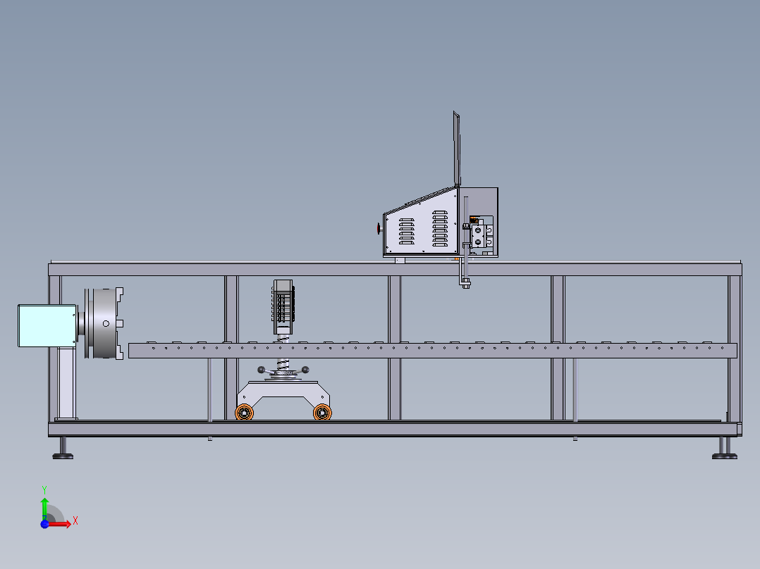 G459 便携式激光切割机机械部分右视图
