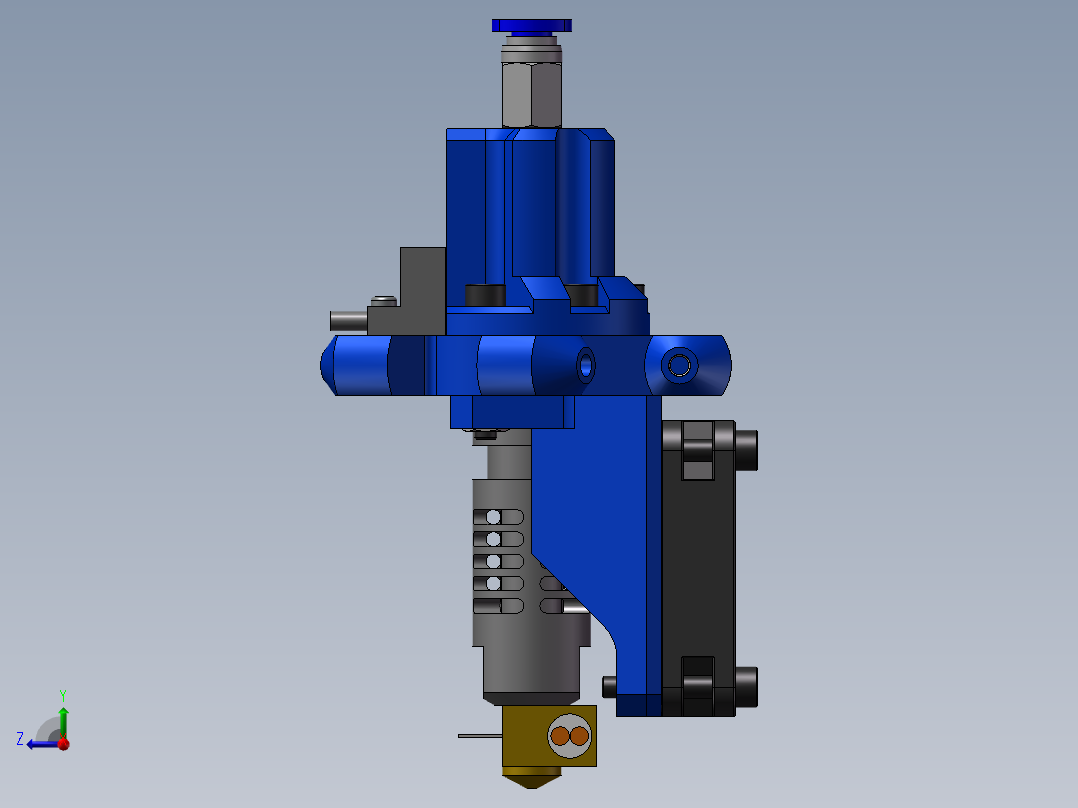 探针集成头的喷嘴_1933右视图