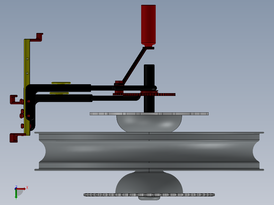 拆轮胎工具（另一个）SW2012前视图