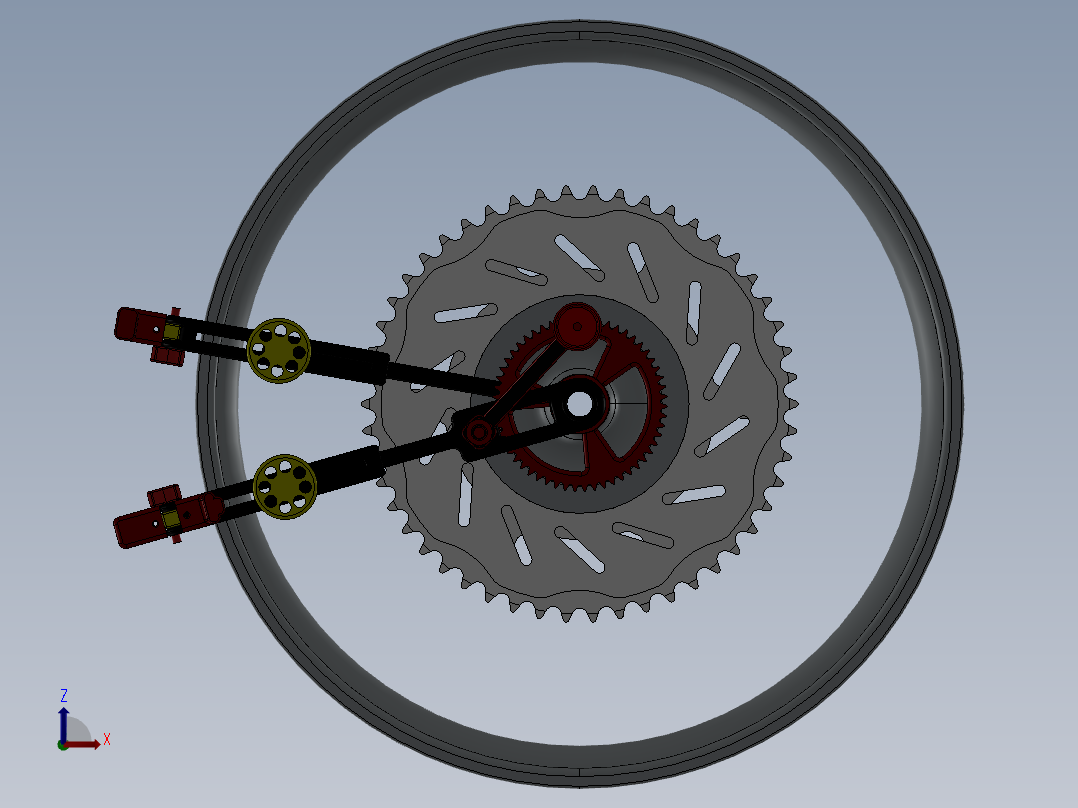 拆轮胎工具（另一个）SW2012俯视图