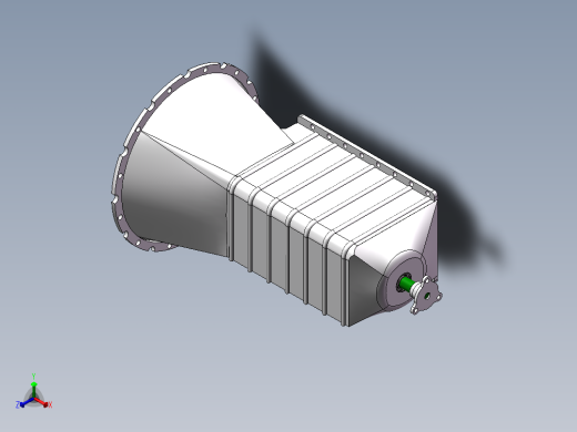 行星齿轮式动力换挡变速箱的设计（全部结清）正等轴测缩略图