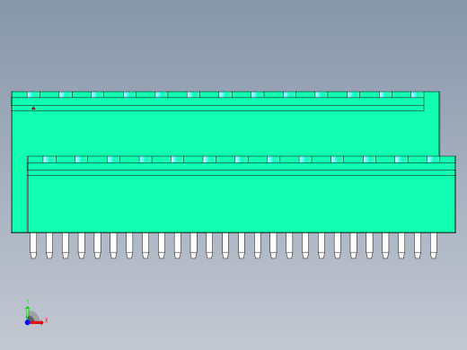 DEGSON 2EDG 系列 5.0mm 可插拔接线端子组-2EDGVTC-5.0-26P-14-00AH前视缩略图