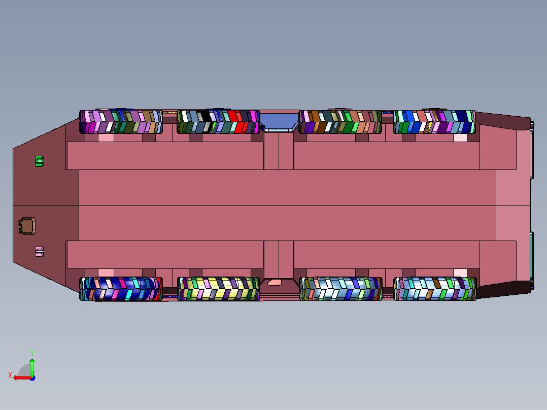 俄罗斯BTR70装甲运兵车后视图