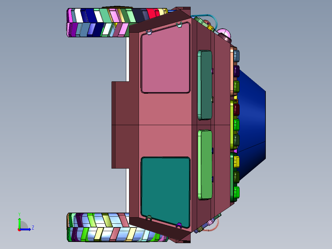 俄罗斯BTR70装甲运兵车左视图