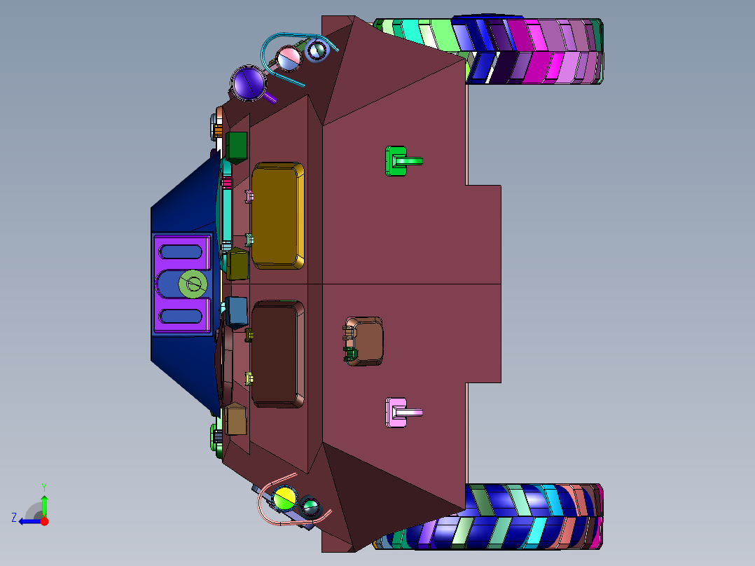 俄罗斯BTR70装甲运兵车右视图
