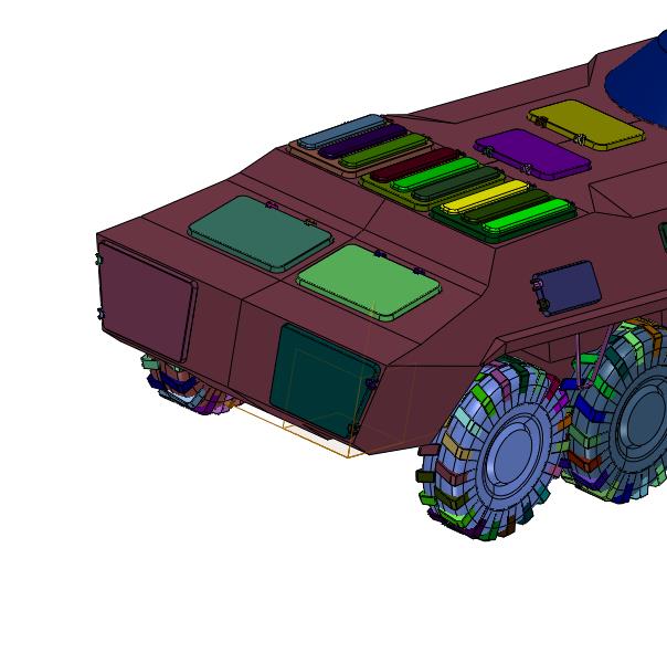 俄罗斯BTR70装甲运兵车