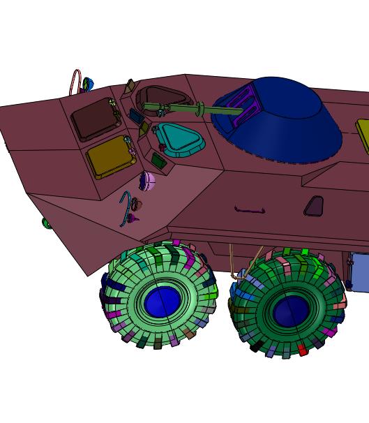 俄罗斯BTR70装甲运兵车