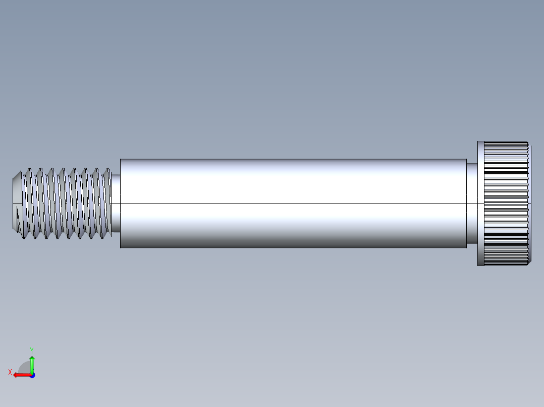 公制SH螺栓选择（DME）-SB DME PM8 x40.STEP后视图