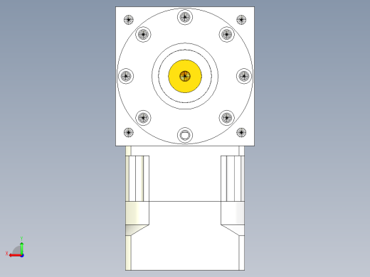 换向器PW210单轴 PGH180-L1 35-114.3-200-M12.stp后视缩略图
