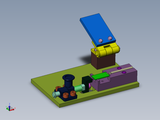 小型电路板焊接夹具