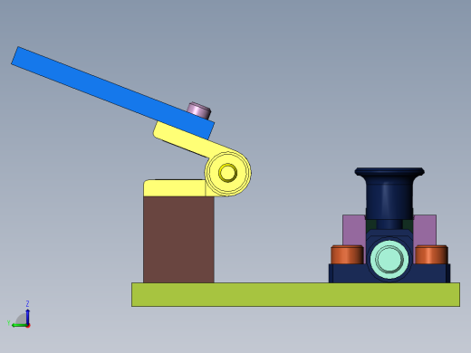 小型电路板焊接夹具左视缩略图