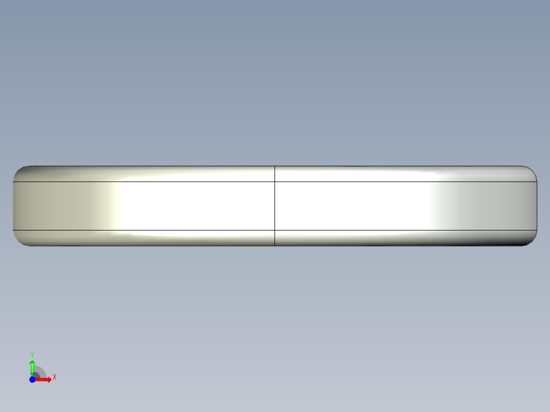 紧固件-STEP 0.2500 Split Washer前视图