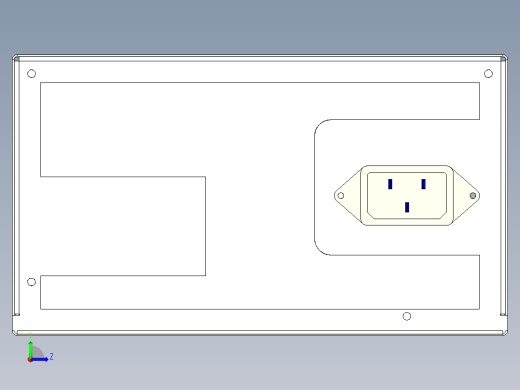 简化ATX PS单元120毫米风扇左视缩略图