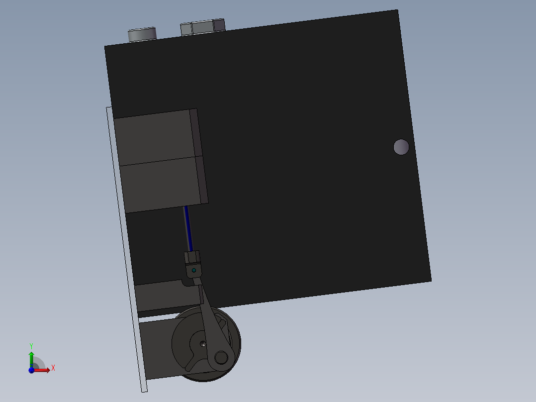 滑块曲柄机构12前视图