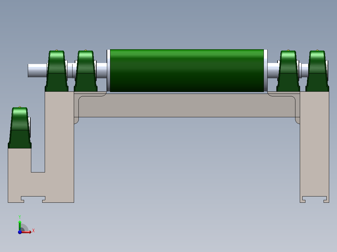折叠式皮带输送机前视图