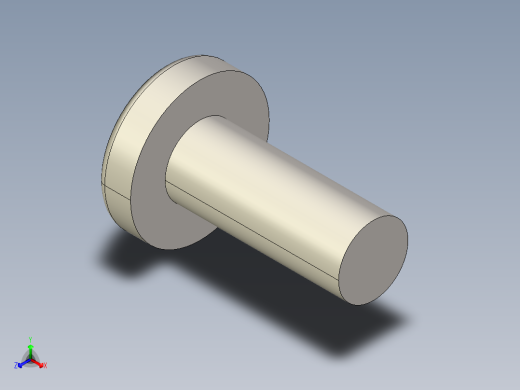 螺丝 M4 十字盘头-M4x10 Screw head.STEP正等轴测缩略图