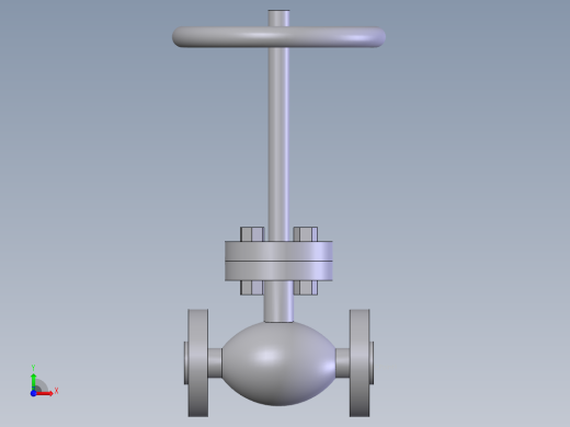 globe valve (asme b16.34) fl -150-2500前视缩略图