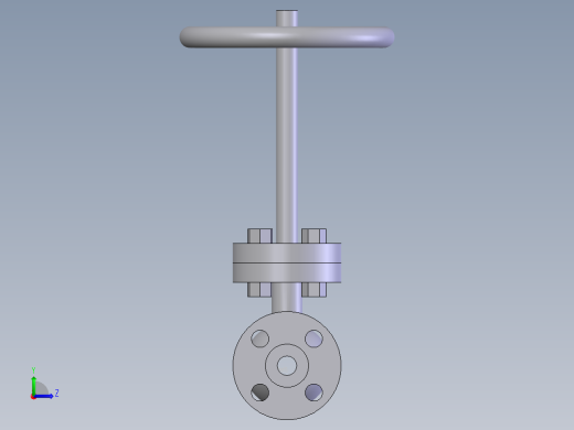 globe valve (asme b16.34) fl -150-2500左视缩略图