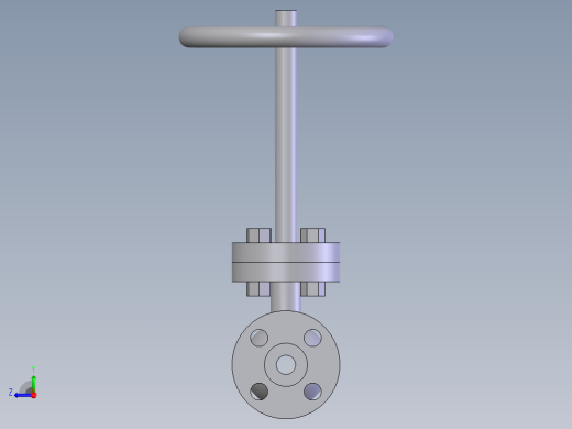 globe valve (asme b16.34) fl -150-2500右视缩略图
