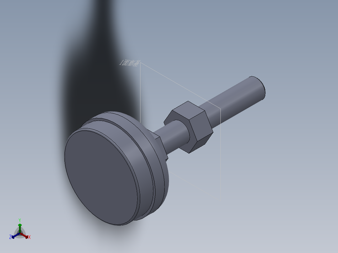 M14脚杯正等轴测图